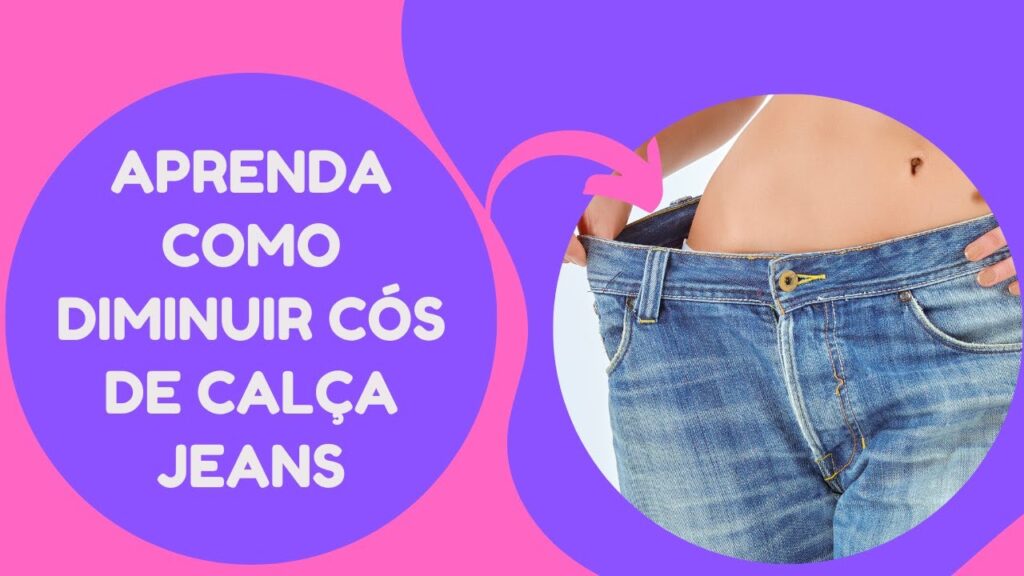 Aprenda diminuir cós de calça jeans, deixando a costura original