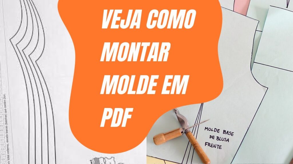 Costureira: veja como montar molde de pdf